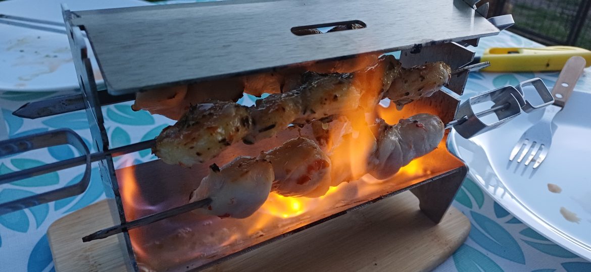 Martin Weber Tischgrill 365 T Rauchfreigrill betrieben mit Alkohol